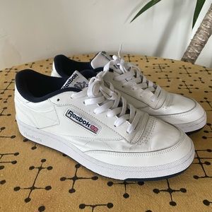 Mens white Reebok size 11